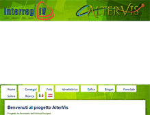 Tablet Screenshot of progettoaltervis.com